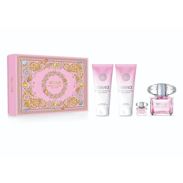 Bright Crystal Apa De Toaleta 90ml + Gel De Dus 100ml + Body Lotion 100ml + Apa De Toaleta 5ml