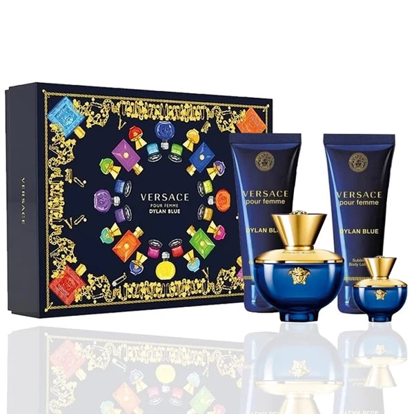 Dylan Blue Pour Femme Apa De Parfum 100ml + Apa De Parfum 5ml + Body Lotion 100ml + Gel De Dus 100ml